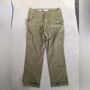 Universal Thread High Rise Slim Straight Cargo Tan 12 / 31R